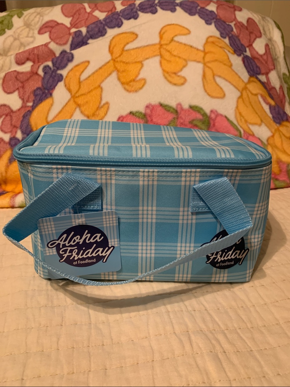 Aloha Friday Hawaiian Palaka print cooler